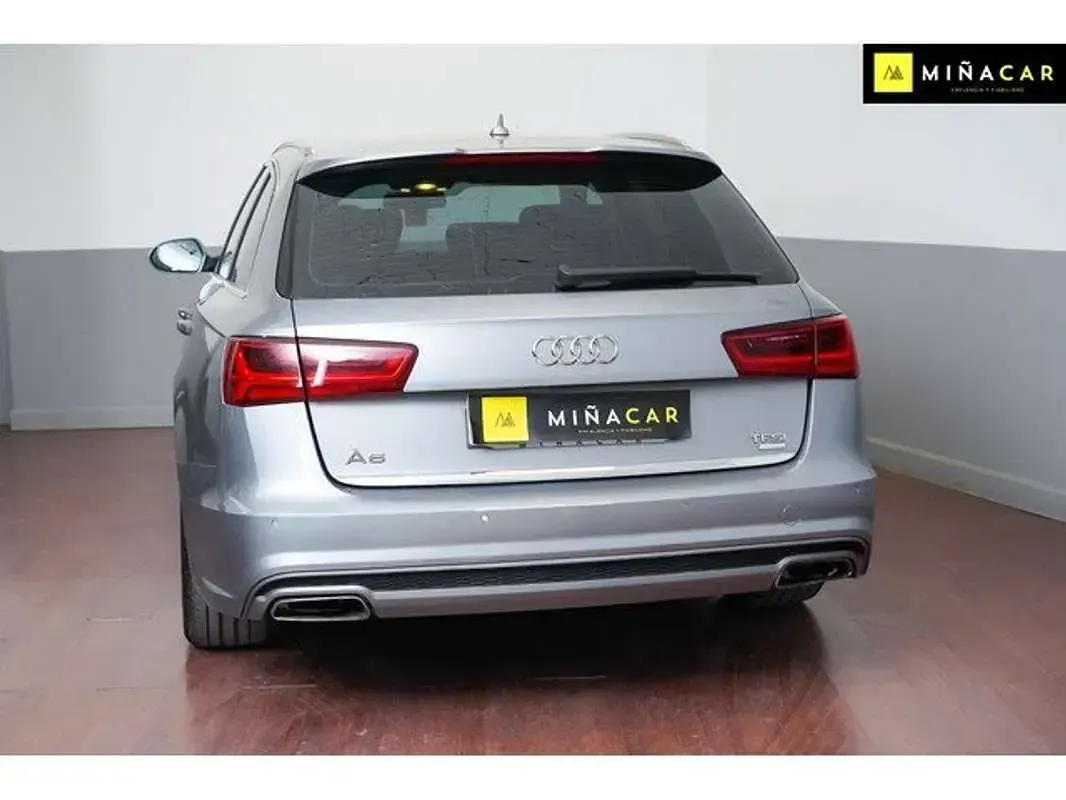 Usado Audi A6 S-Line 190 CV (139 kW) 2015 Gris Familiar