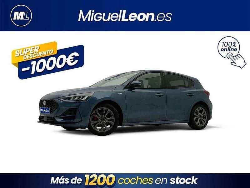 Azul Usado 2022 Ford Focus ST-Line Berlina | 16.985 € (Buen precio) - Imagen 1/3