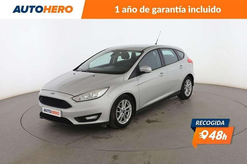 Gris Usado 2016 Ford Focus Trend+ Berlina | 10.399 € (Precio justo) - Imagen 1/3