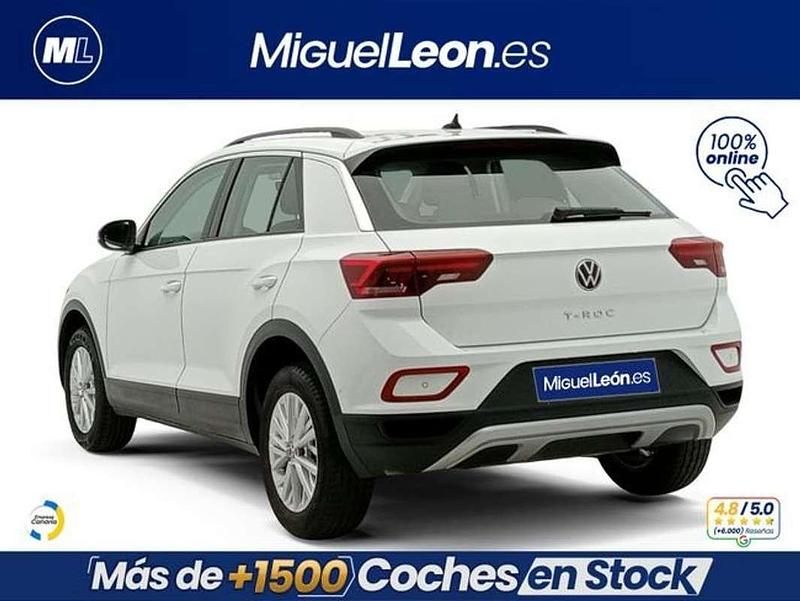 Usado VW T-Roc 110 CV (80 kW) 2023 Blanco SUV