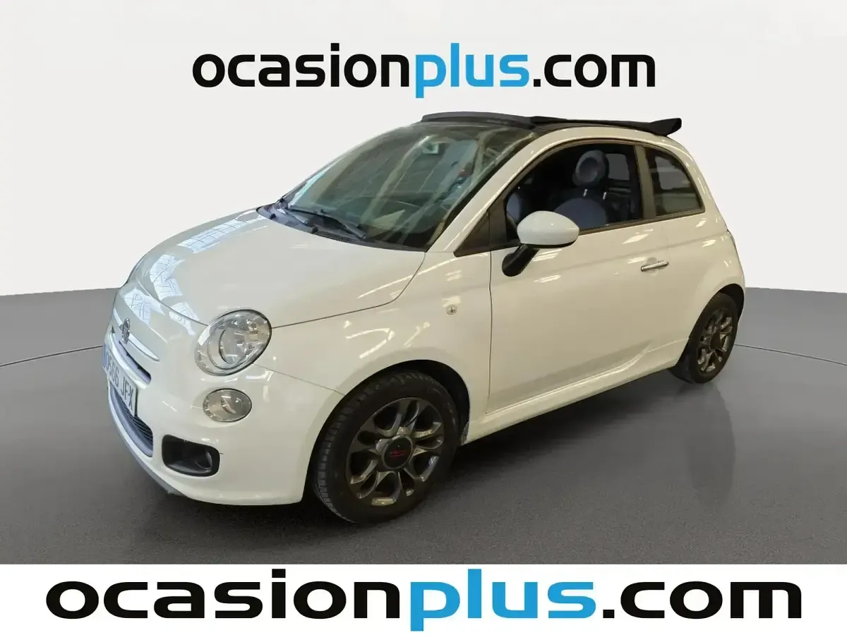 Usado Fiat 500 S 69 CV (50 kW) 2015 Blanco Descapotable