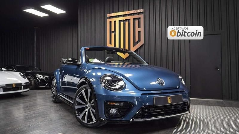 Azul Usado 2018 VW Beetle R-line Descapotable | 33.000 € - Imagen 1/4