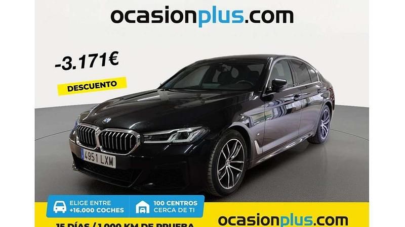 Negro Usado 2022 BMW 520 Berlina | 31.719 € (Precio justo) - Imagen 1/4