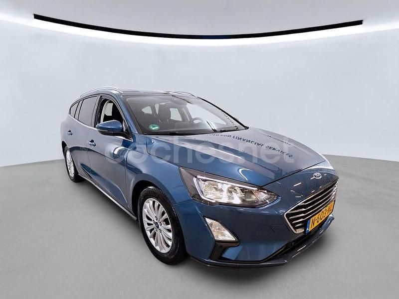 Azul Usado 2021 Ford Focus Titanium Familiar | 11.999 € (Buen precio) - Imagen 1/4