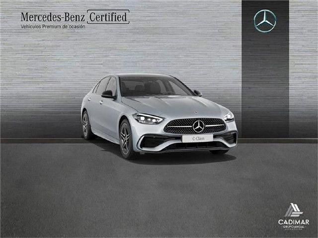 Usado Mercedes C220 AMG line 200 CV (147 kW) 2023 Plata hightech