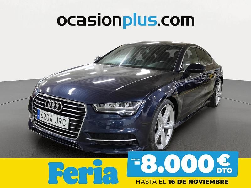 Azul Usado 2016 Audi A7 S-Line Utilitario | 33.450 € (Caro) - Imagen 1/4