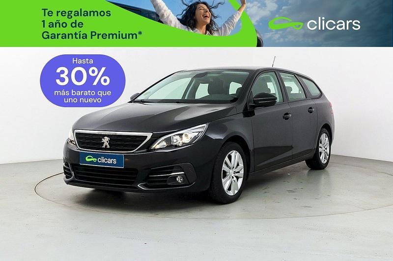Usado Peugeot 308 SW Active 130 CV (95 kW) 2021 Negro Familiar