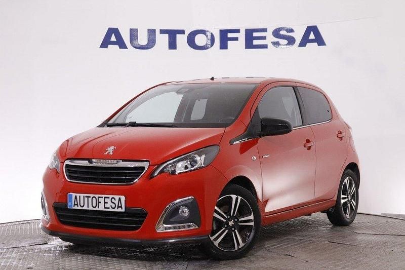 Usado Peugeot 108 GT-line 82 CV (60 kW) 2017 Rojo Utilitario