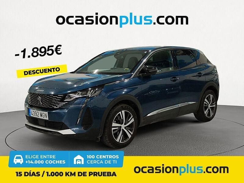Azul Usado 2023 Peugeot 3008 Allure SUV | 19.250 € (Precio justo) - Imagen 1/4