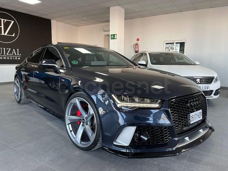 Usado Audi A7 Sportback S-Line 272 CV (200 kW) 2014 Azul Utilitario