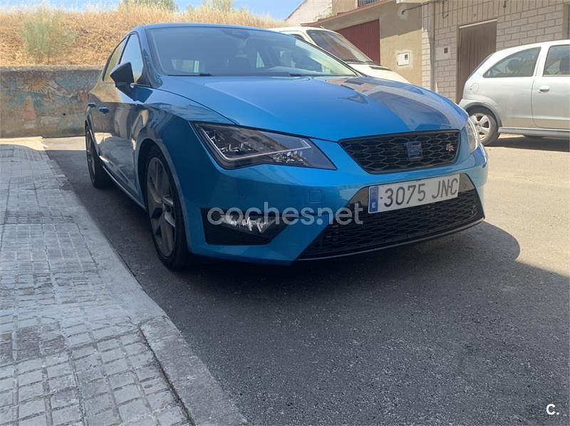 Usado Seat Leon FR 150 CV (110 kW) 2016 Azul Berlina