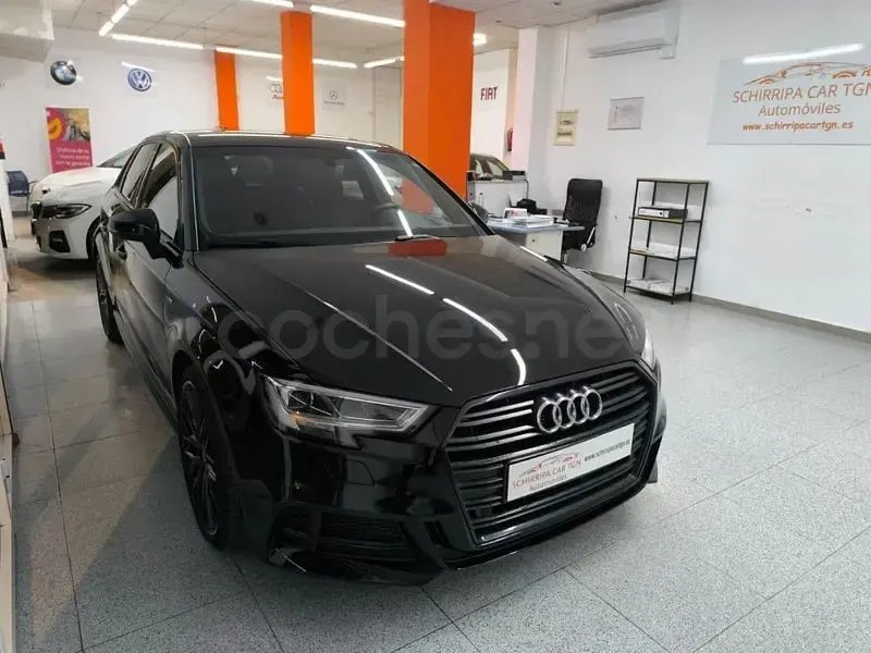 Usado Audi A3 150 CV (110 kW) 2020 Negro Berlina