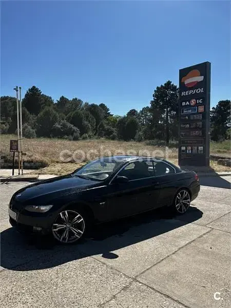 Usado BMW 320 Cabriolet 170 CV (125 kW) 2008 Negro Descapotable