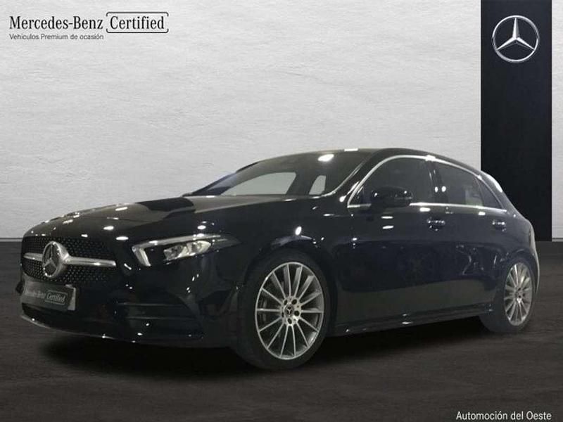 Usado Mercedes A220 AMG line 165 CV (121 kW) 2019 Negro Berlina
