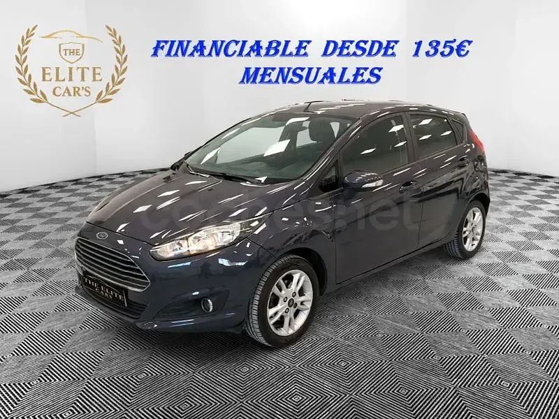 Usado Ford Fiesta Titanium 75 CV (55 kW) 2014 Azul Utilitario