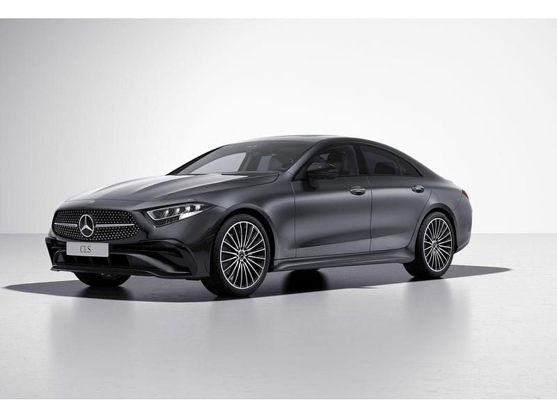 Graphite grey metallic paint Usado 2022 Mercedes CLS220 AMG line Berlina | 55.900 € - Imagen 1/4