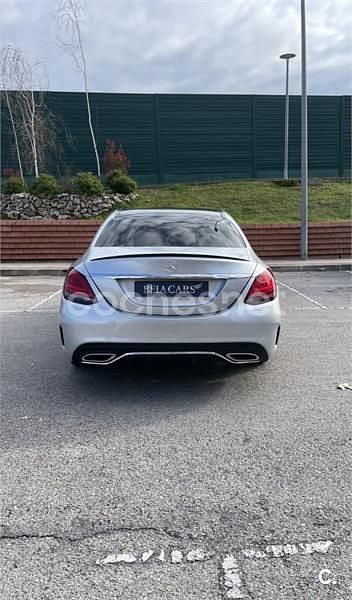 Usado Mercedes C200 136 CV (100 kW) 2018 Blanco Berlina