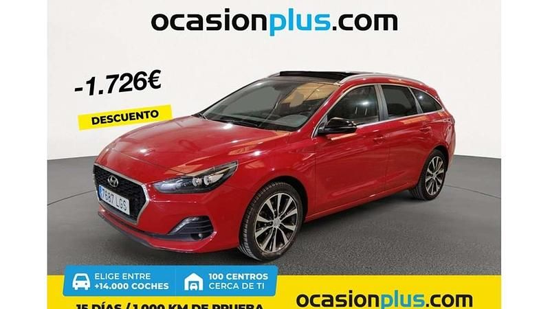Rojo Usado 2020 Hyundai i30 Familiar | 17.264 € (Precio justo) - Imagen 1/4