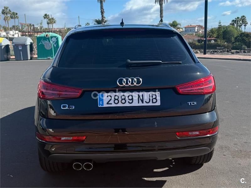 Usado Audi Q3 150 CV (110 kW) 2017 Negro SUV