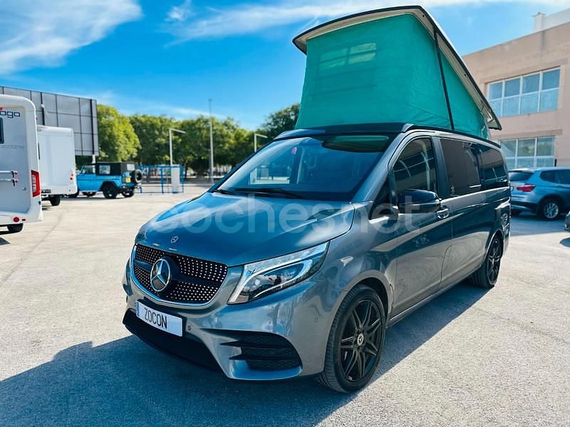 Gris / plata Usado 2021 Mercedes V300 Marco Polo Monovolumen | 59.980 € (Caro) - Imagen 1/4