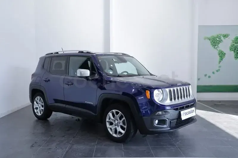 Usado Jeep Renegade Limited 120 CV (88 kW) 2017 Azul SUV