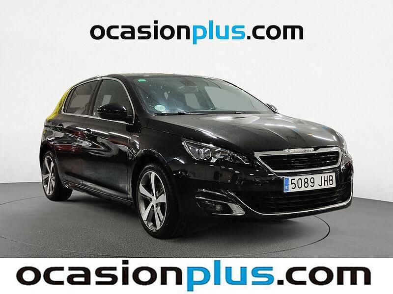 Usado Peugeot 308 GT-line 131 CV (96 kW) 2015 Negro Utilitario