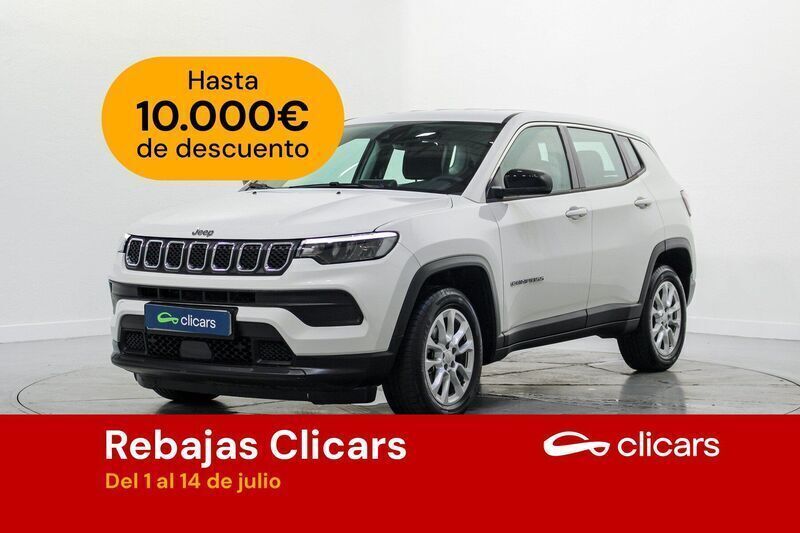 Blanco Usado 2024 Jeep Compass Longitude SUV | 31.990 € (Un poco caro) - Imagen 1/2