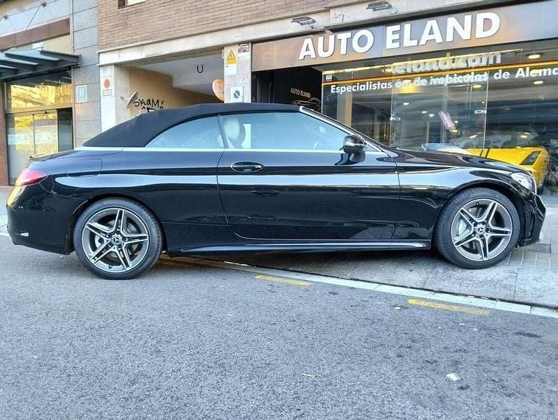 Negro Usado 2019 Mercedes C300 Descapotable | 39.900 € (Precio justo) - Imagen 1/4