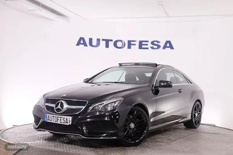 Negro Usado 2015 Mercedes E220 AMG Coupe | 20.750 € (Buen precio) - Imagen 1/4