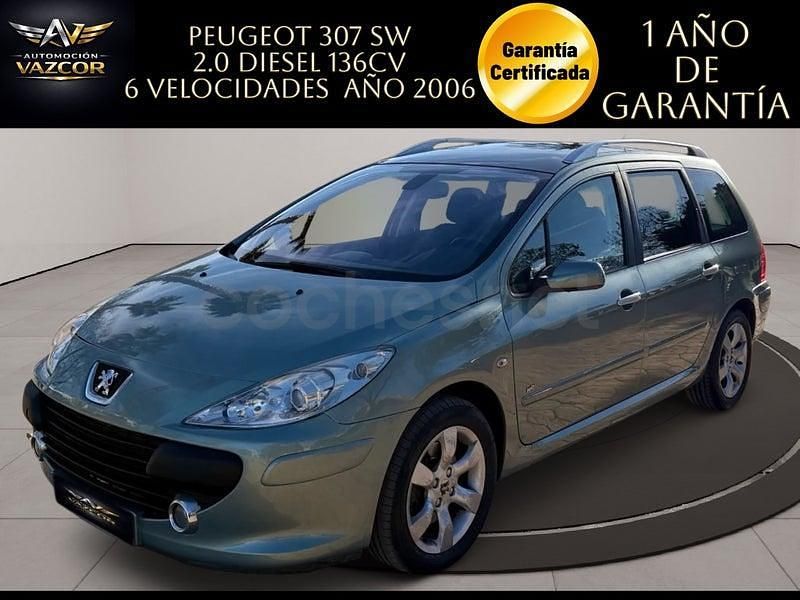 Usado Peugeot 307 136 CV (100 kW) 2006 Azul Familiar