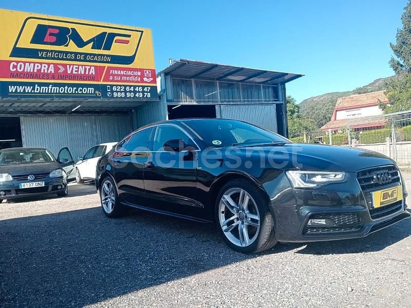 Usado Audi A5 Sportback S-Line 204 CV (150 kW) 2014 Negro Utilitario