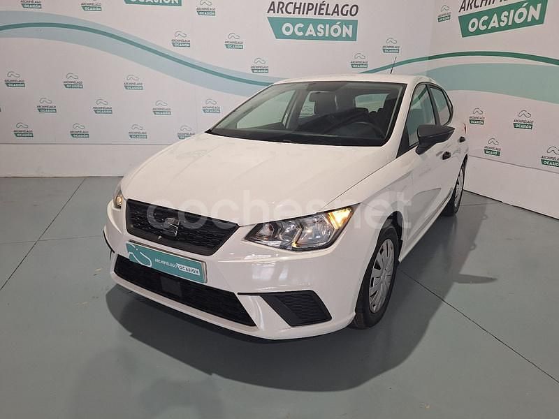 Usado Seat Ibiza Reference 95 CV (69 kW) 2019 Blanco Berlina