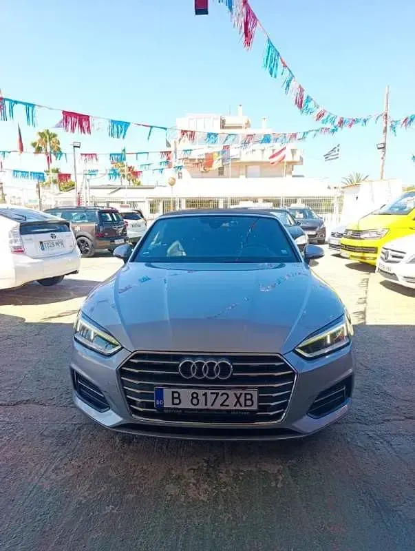 Usado Audi A5 Cabriolet S-Line 190 CV (139 kW) 2018 Gris Descapotable