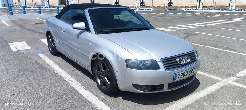 Usado Audi A4 Cabriolet 163 CV (119 kW) 2003 Gris / plata Descapotable