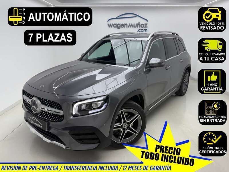Gris Usado 2021 Mercedes GLB200 SUV | 35.900 € (Precio justo) - Imagen 1/4