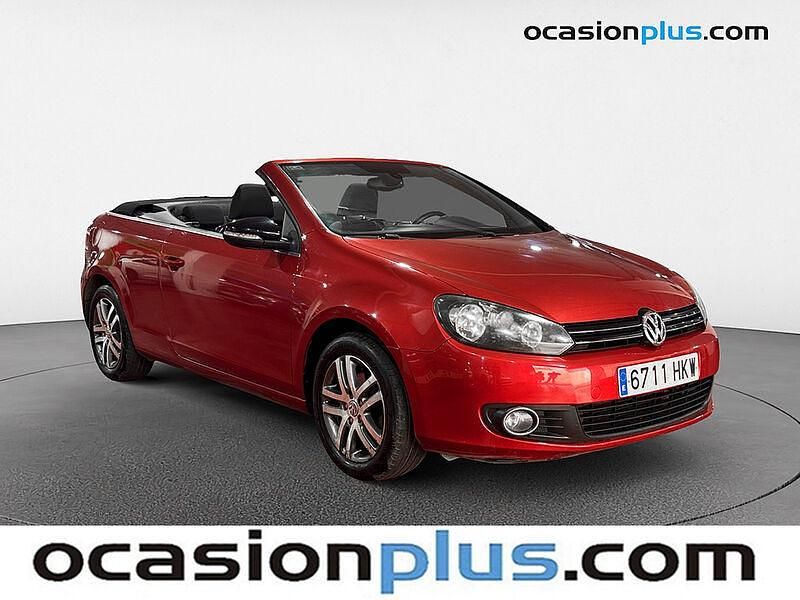 Usado VW Golf Cabriolet 105 CV (77 kW) 2012 Rojo Descapotable