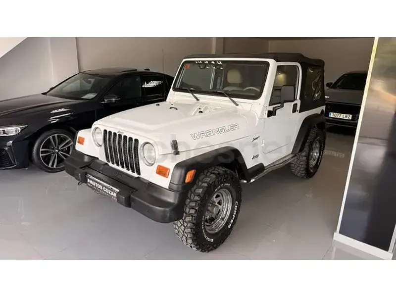 Usado Jeep Wrangler Sport 177 CV (130 kW) 2001 Blanco SUV