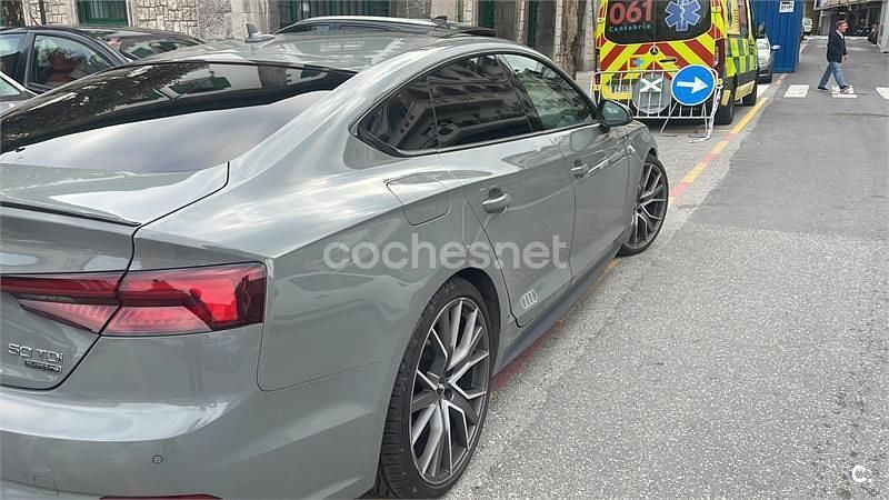 Usado Audi A5 Sportback 286 CV (210 kW) 2019 Gris / plata Utilitario