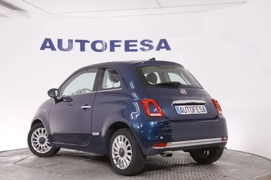 Usado Fiat 500 Lounge 85 CV (62 kW) 2019 Azul Utilitario