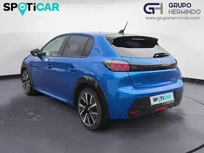 Begagnad Peugeot 208 GT-line 100 HK (73 kW) 2020 Blå Halvkombi