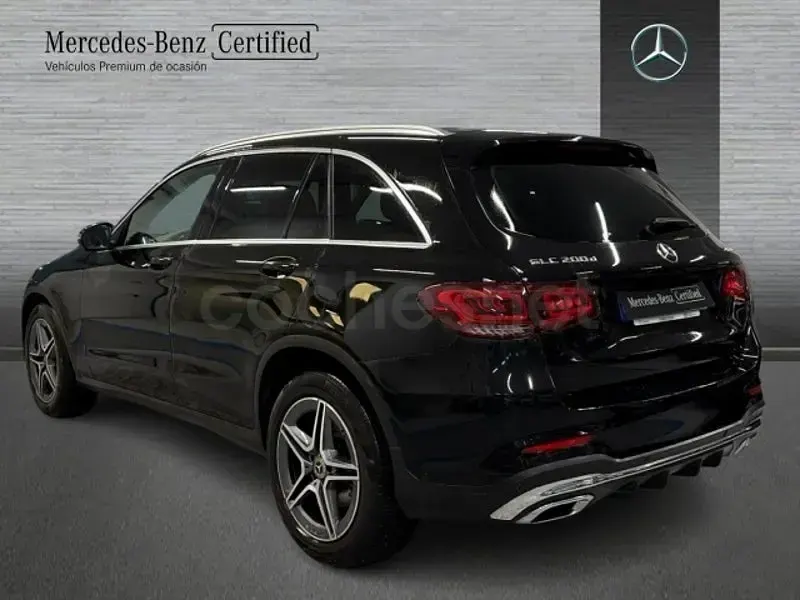 Usado Mercedes GLC200 163 CV (119 kW) 2022 Negro SUV