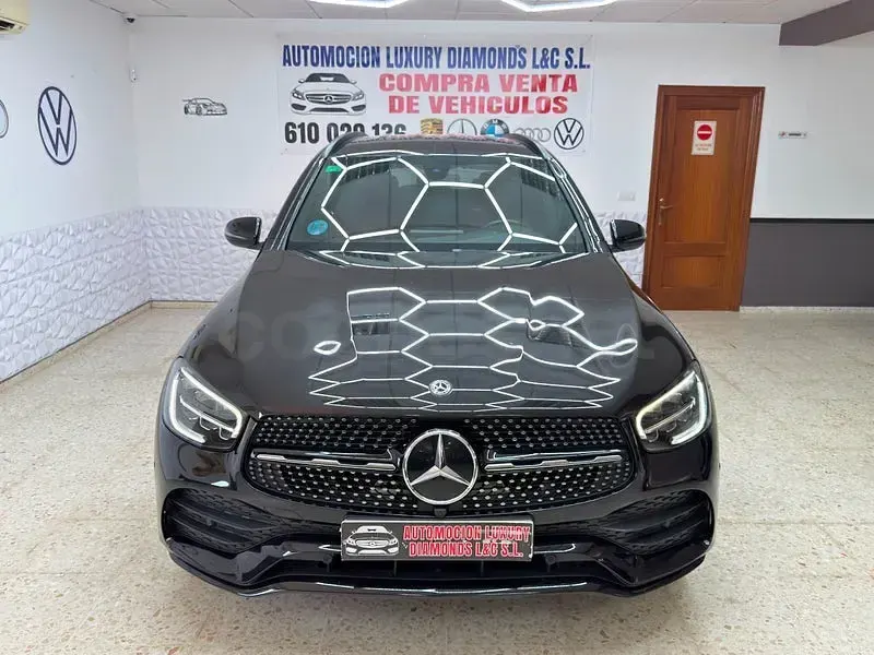 Usado Mercedes GLC220 194 CV (142 kW) 2020 Negro SUV