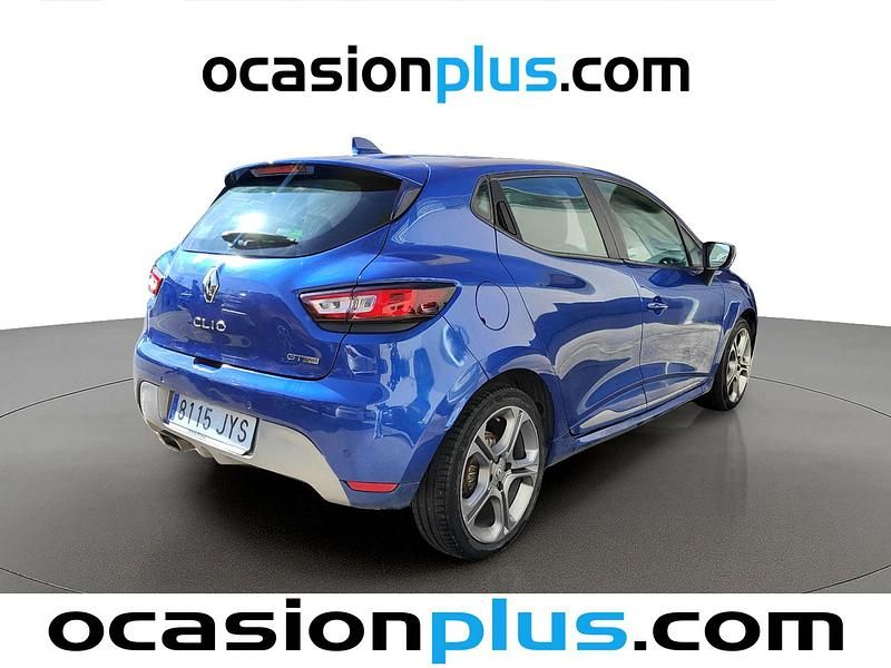 Usado Renault Clio IV GT-Line 120 CV (88 kW) 2017 Azul Utilitario