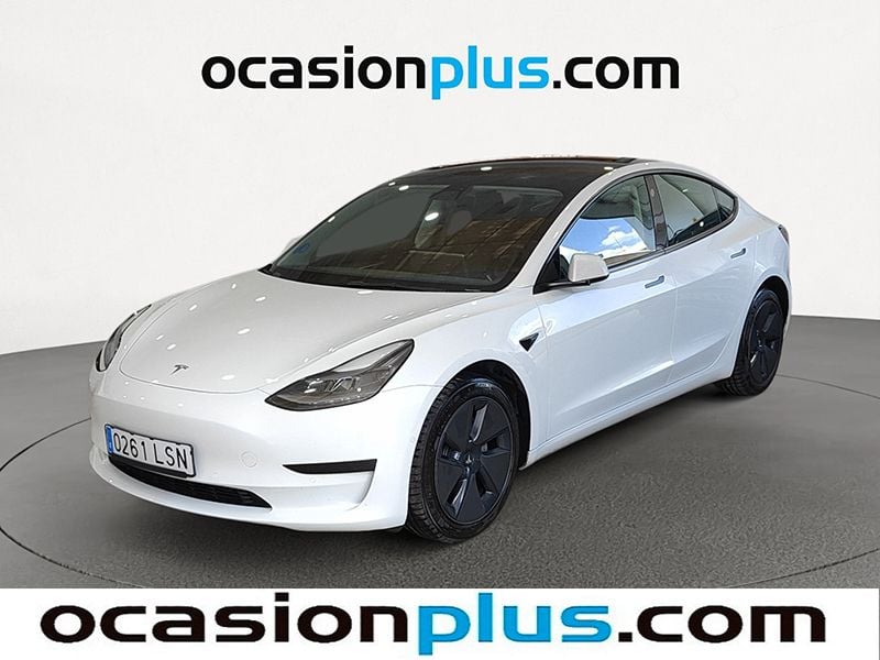 Blanco Usado 2021 Tesla Model 3 Standard Range Berlina | 28.181 € (Un poco caro) - Imagen 1/4