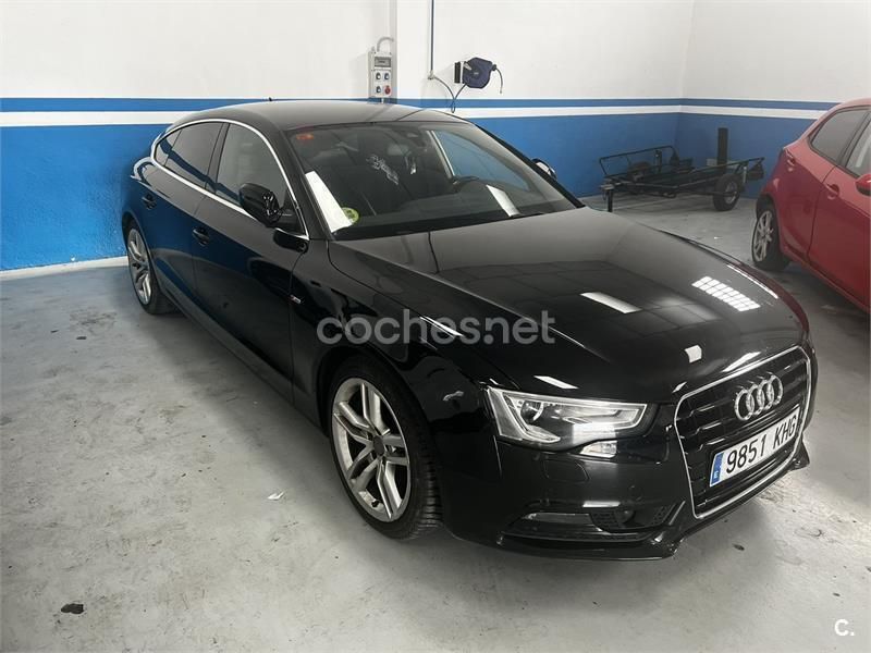 Negro Usado 2014 Audi A5 Sportback S-Line Berlina | 13.900 € (Precio justo) - Imagen 1/2