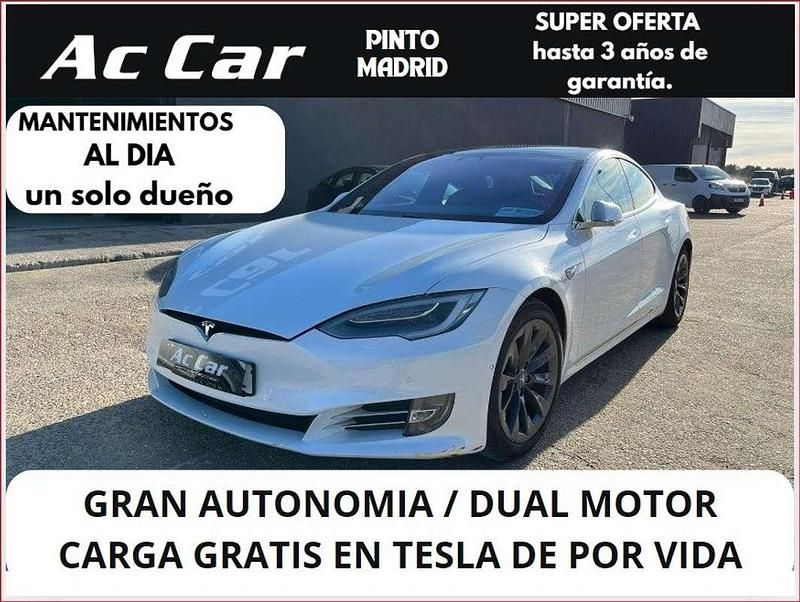 Usado Tesla Model S 413 kW (562 CV) 2020 Blanco Utilitario