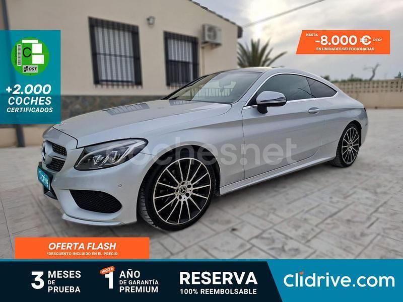 Gris / plata Usado 2019 Mercedes C220 Coupe | 29.690 € (Buen precio) - Imagen 1/3