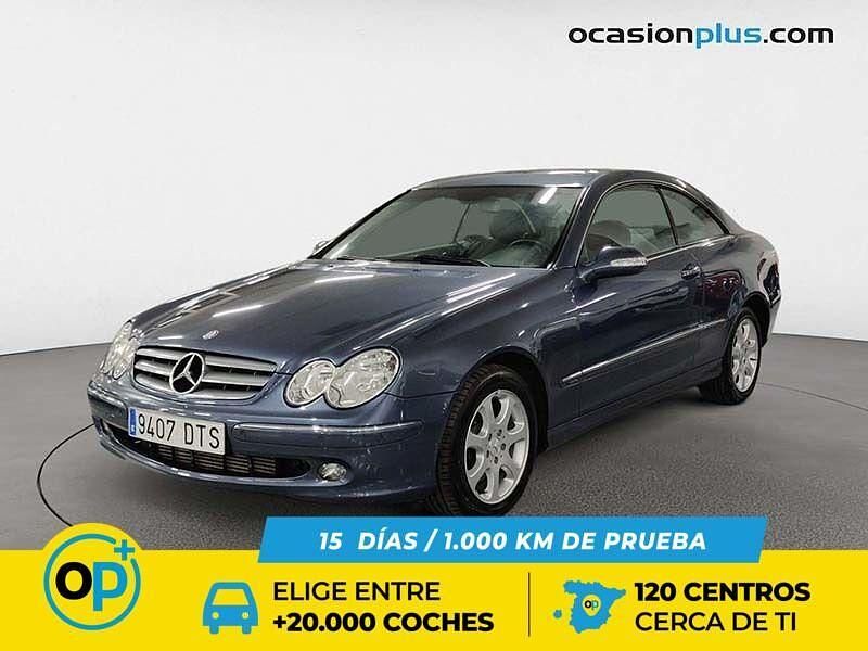 Usado Mercedes CLK270 Elegance 170 CV (125 kW) 2005 Azul Coupe
