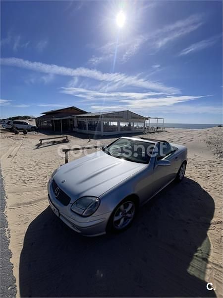 Usado Mercedes SLK320 218 CV (160 kW) 2001 Gris / plata Descapotable