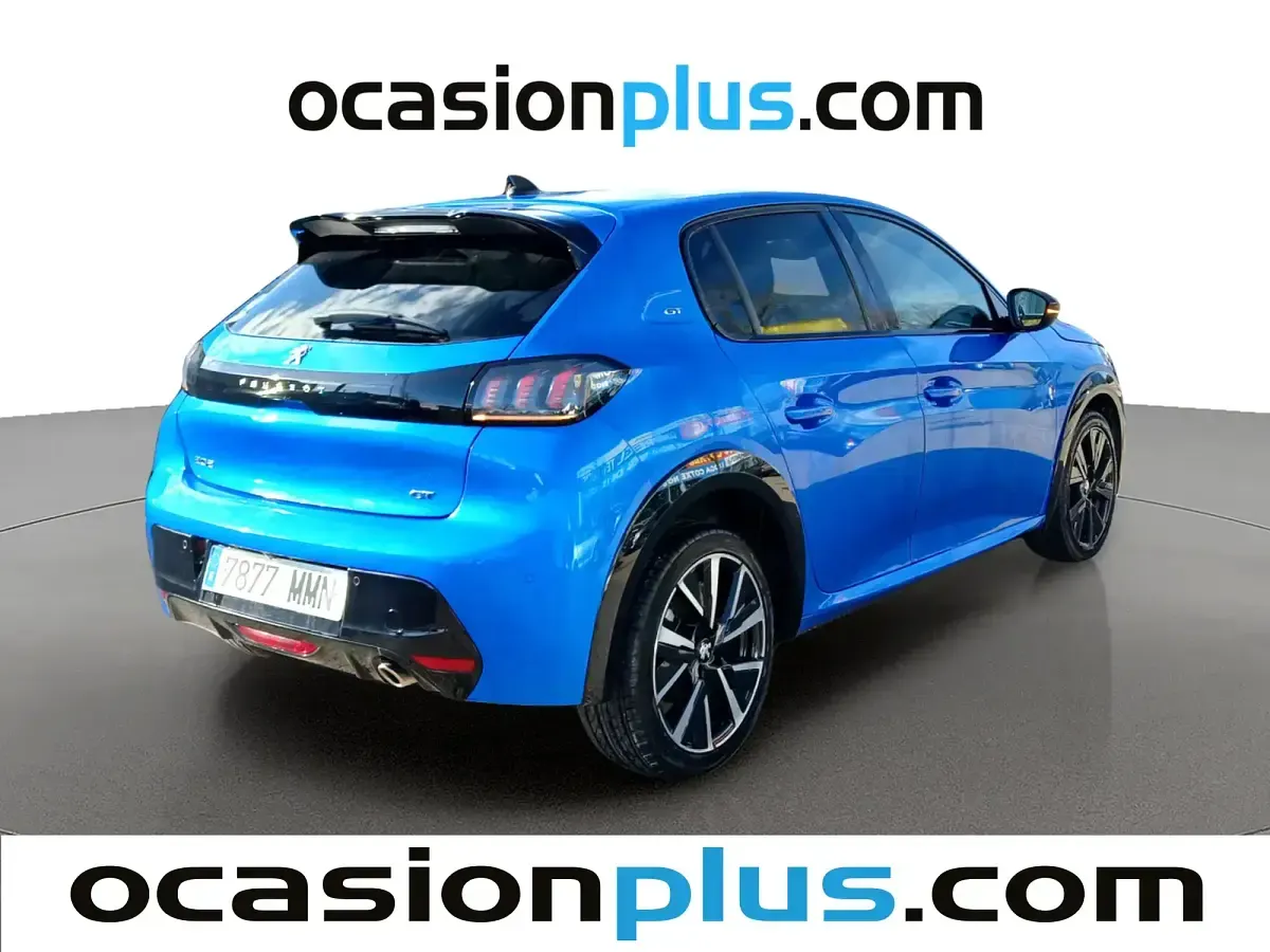 Usado Peugeot 208 GT 100 HP (73 kW) 2024 Azul Citadino